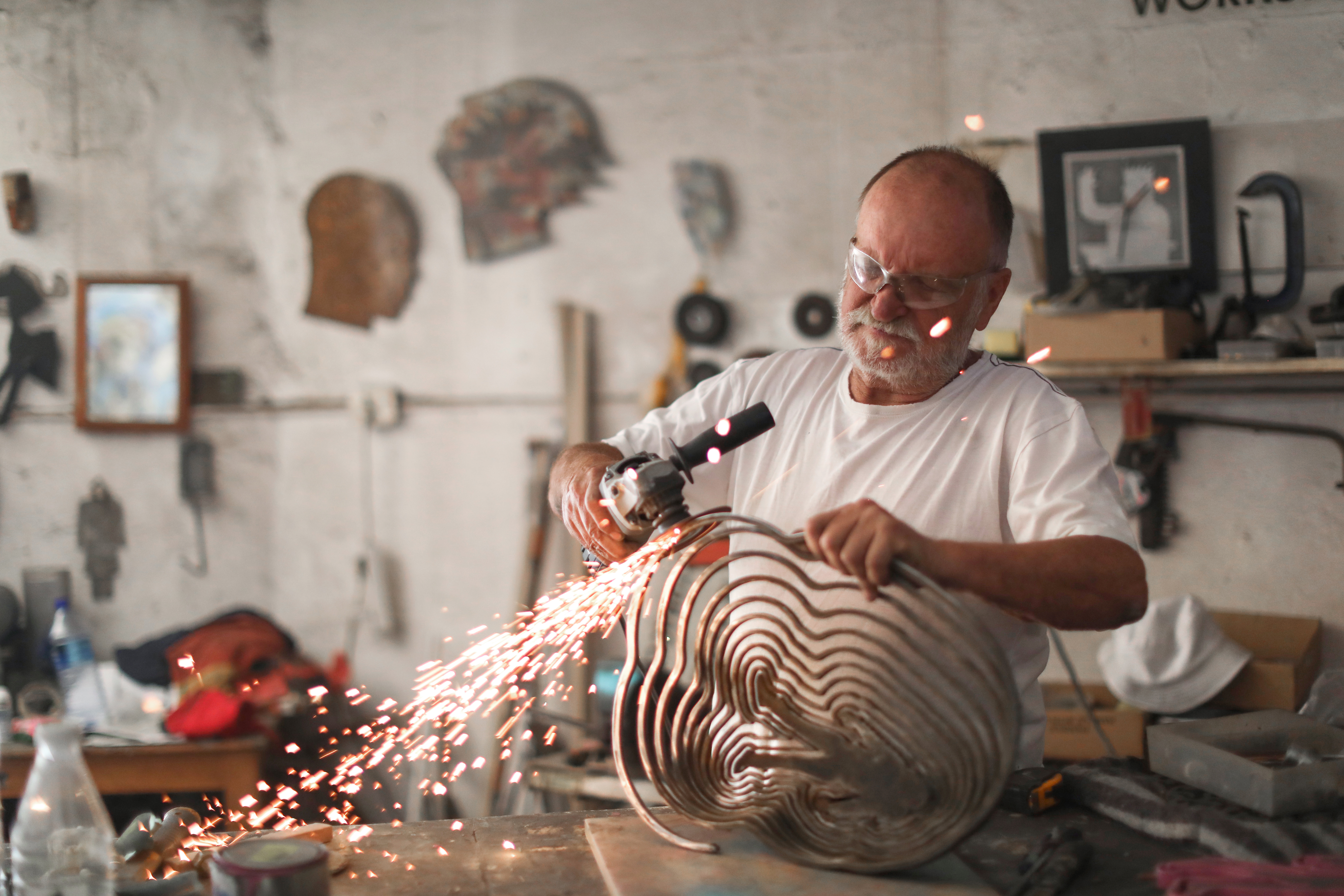 création sculpture métal artisan d'art